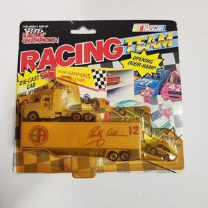 1991 Racing Team Transporter #12 Bobby Allison With Mini Stock Car #12